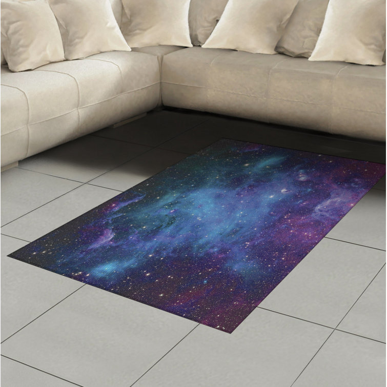 East Urban Home Flatweave Purple Rug Wayfair